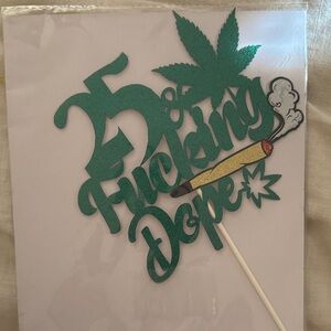 25 is dope  Cake Topper